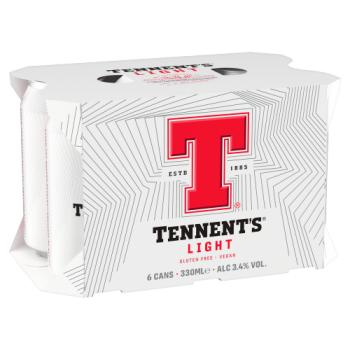 Tennent's Light 6 x 330ml