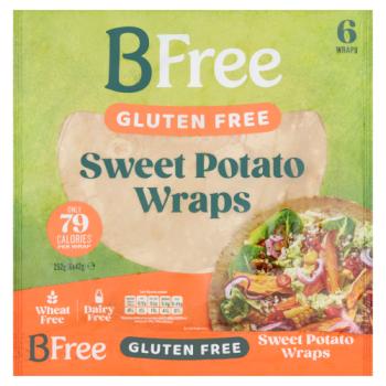 BFree Sweet Potato Wraps 6 x 42g (252g)