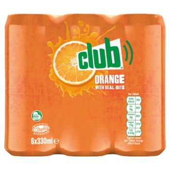 Club Orange Can 6 x 330ml