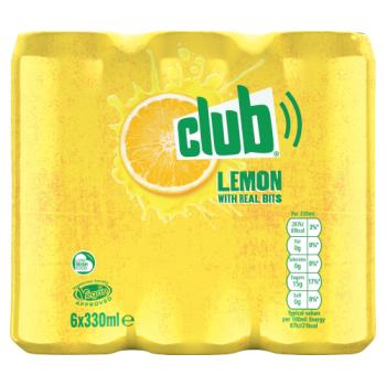 Club Lemon Can 6 x 330ml