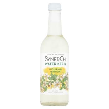 SynerChi Water Kefir Yuzu Lemon with Mint 330ml
