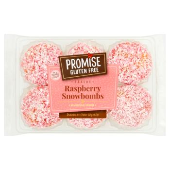 Promise Gluten Free Bakery Raspberry Snowbombs 270g