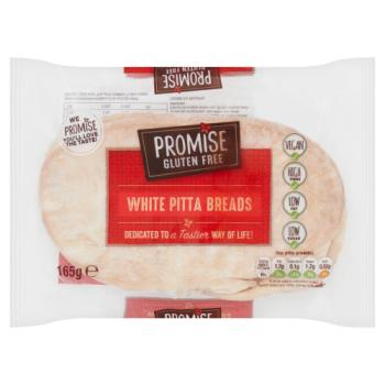 Promise Gluten Free White Pitta Breads 165g