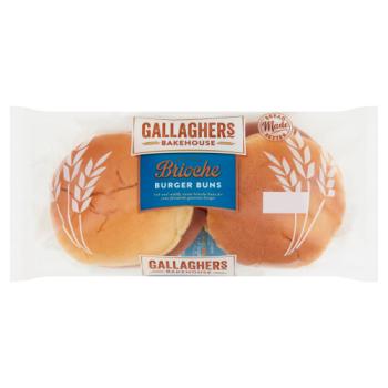 Gallaghers Bakehouse Brioche Burger Buns 240g