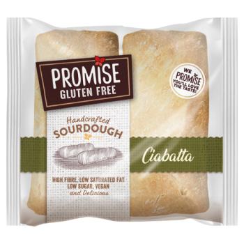 Promise Gluten Free Handcrafted Sourdough Ciabatta 240g