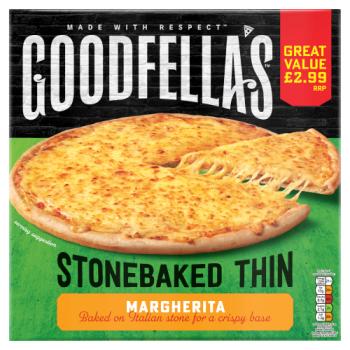 Goodfella's Stonebaked Thin Margherita 345g