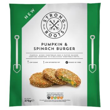 Strong Roots Pumpkin & Spinach Burger