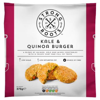 Strong Roots Kale & Quinoa Burger