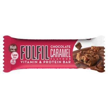 FULFIL Chocolate Caramel Flavour Vitamin & Protein Bar 40g