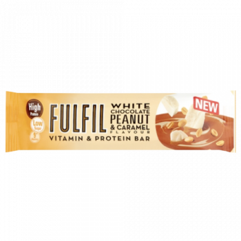 Fulfil White Chocolate Peanut & Caramel Flavour Vitamin & Protein Bar 55g