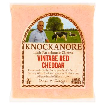Knockanore Irish Farmhouse Cheese Vintage Red Cheddar 150g
