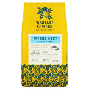Warbler & Wren Wrens Nest Ground Coffee 200g