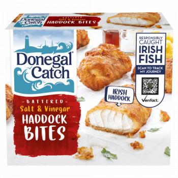 Donegal Catch Battered Salt & Vinegar Haddock Bites 270g