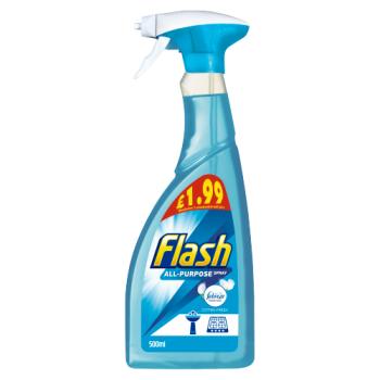 Flash Multi Purpose Spray Cotton Fresh For Hard Surfaces 500ml