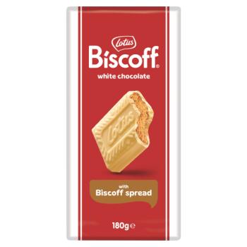 Lotus Biscoff White Chocolate with Biscoff Spread 180g