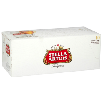 Stella Artois Lager Beer Cans 10 x 440ml PM £13.49 