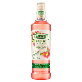 Smirnoff Infusions Raspberry, Rhubarb and Vanilla Flavored Spirit Drink Bottle 50cl