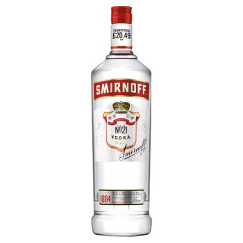 Smirnoff Red Label Vodka 1L PMP £20.49