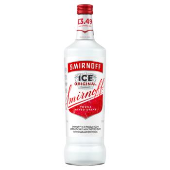 Smirnoff Ice Original Ready To Drink Premix 4% vol 70cl Bottle PMP £3.49
