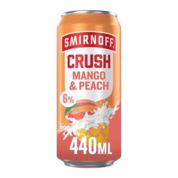 Smirnoff Crush Mango & Peach 6% vol 440ml