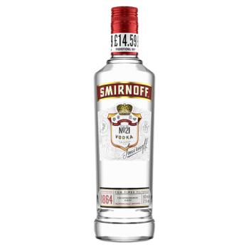 Smirnoff No. 21 Vodka 37.5% vol 50cl PMP