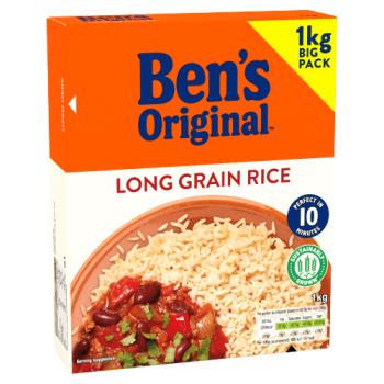 Bens Original Long Grain Rice 1kg