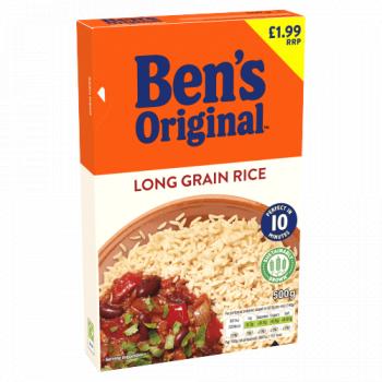 Ben's Original PMP £1.99 Long Grain Rice 500g 