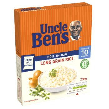 Uncle Ben's Boil In Bag Long Grain Rice 2 x 125g