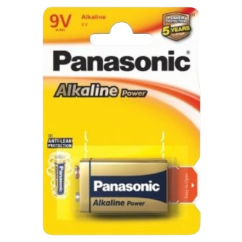 Panasonic 9V Alkaline Power Battery 