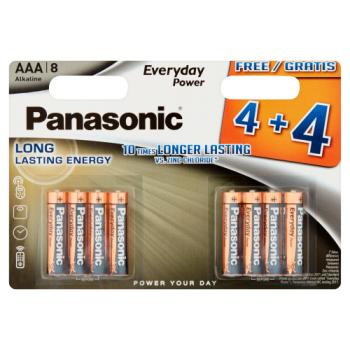 Panasonic Everyday Power AAA Batteries Alkaline 8pk 4+4F