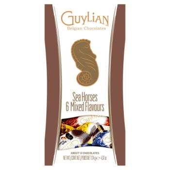 Guylian Belgian Chocolates 6 Sea Horses Mixed Flavours 124g