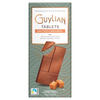 Guylian Belgian Chocolates Salted Caramel Bars 4 X 25g (100g)