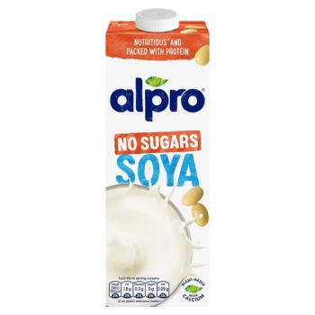 Alpro Soya No Sugar Long Life Dairy Free Drink 1L