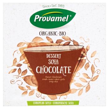 Provamel Organic-Bio Dessert Soya Chocolate Flavour U.H.T. 4 x 125g (500g)