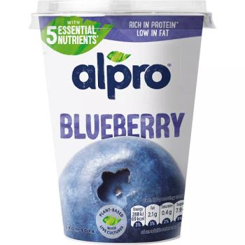 Alpro Blueberry Dairy Free Soya Yoghurt Alternative 500g