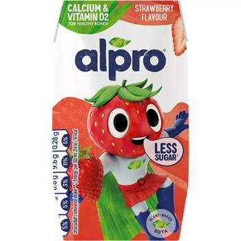 Alpro Kids Soya Strawberry Long Life Dairy Free Drink 200ml