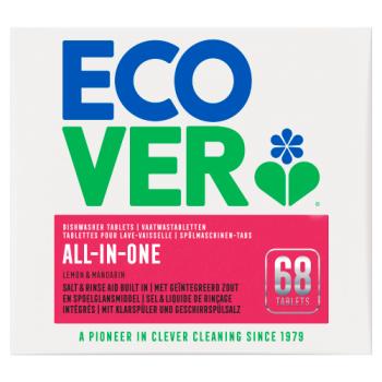 Ecover 68 Lemon & Mandarin All-in-One Dishwasher Tablets 1.36kg
