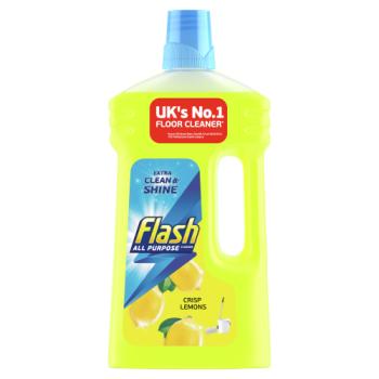 Flash Multi-Surface & Floor Liquid Cleaner Lemon 1L