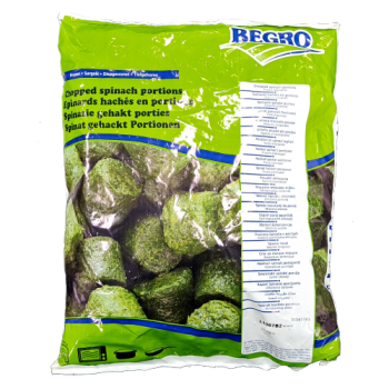 Begro Chopped Spinach Portions 1kg 