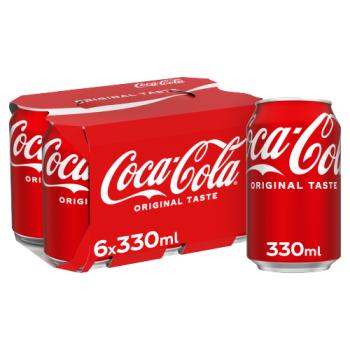 Coca-Cola Original Taste 6 x 330ml