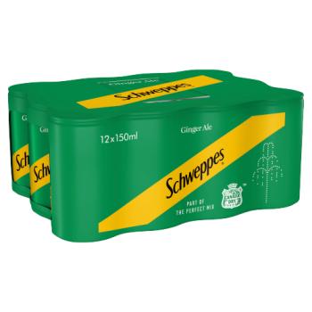 Schweppes Ginger Ale 12 x 150ml