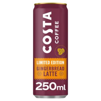 Costa Coffee Gingerbread Latte Iced Coffee 250ml