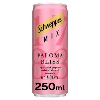 Schweppes Mix Paloma Bliss 250ml Cocktail Can