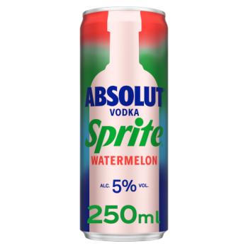 Absolut Vodka & Sprite Watermelon 250ml Pre-Mixed Can