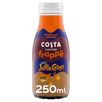 Costa Coffee Frappe Jaffa Cakes Chocolate Orange Iced Coffee 250ml Bottle