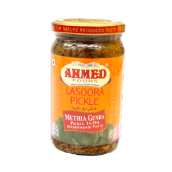 Ahmed Foods Lasoora Pickle Methia Gunda Pickle in Oil 330g 