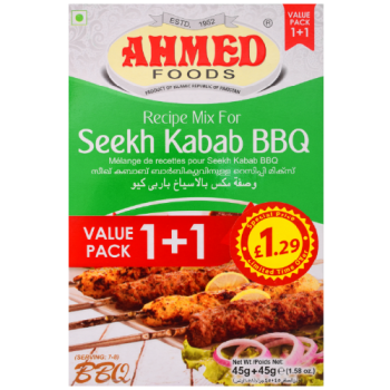 0054529517310 Ahmed Seekh Kabab BBQ 2x45g 