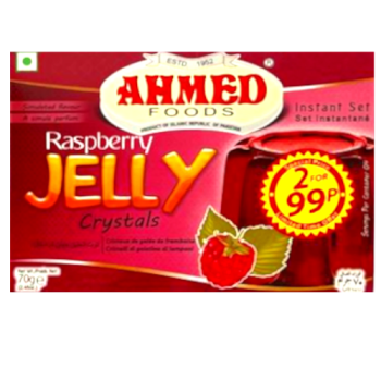 Ahmed Raspberry Jelly Crystals 70g 