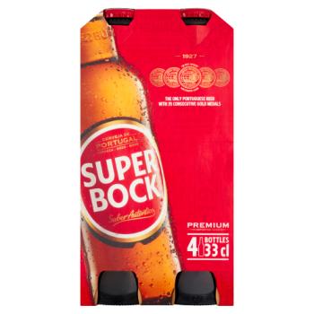 Super Bock Portugal Beer 4 x 33cl