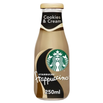 Starbucks Cookies & Cream Frappuccino Flavoured Milk Iced Coffee 250ml 